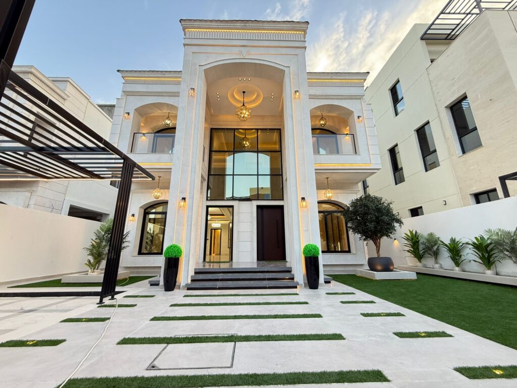 Villa with Stone Facade